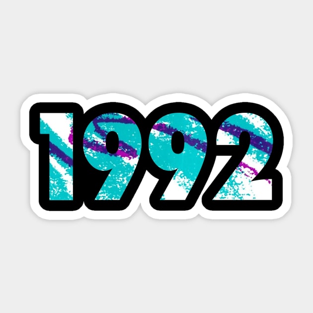 1992 Retro Sticker by ACGraphics